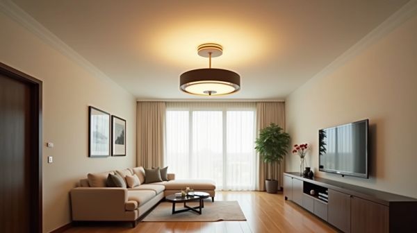 Choisir le plafonnier salon idéal pour un éclairage confortable