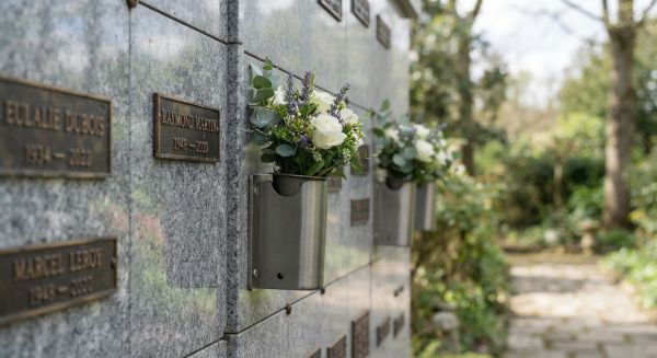 Les meilleurs porte-fleurs durables pour columbarium