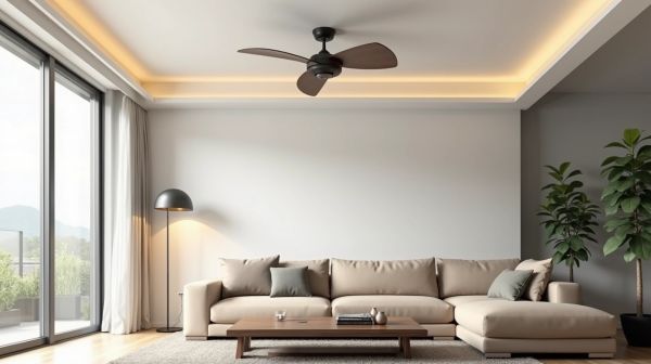 Rafraîchissez votre espace avec un ventilateur plafond design