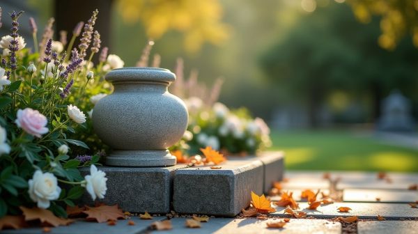 Un porte fleur élégant et durable pour columbarium